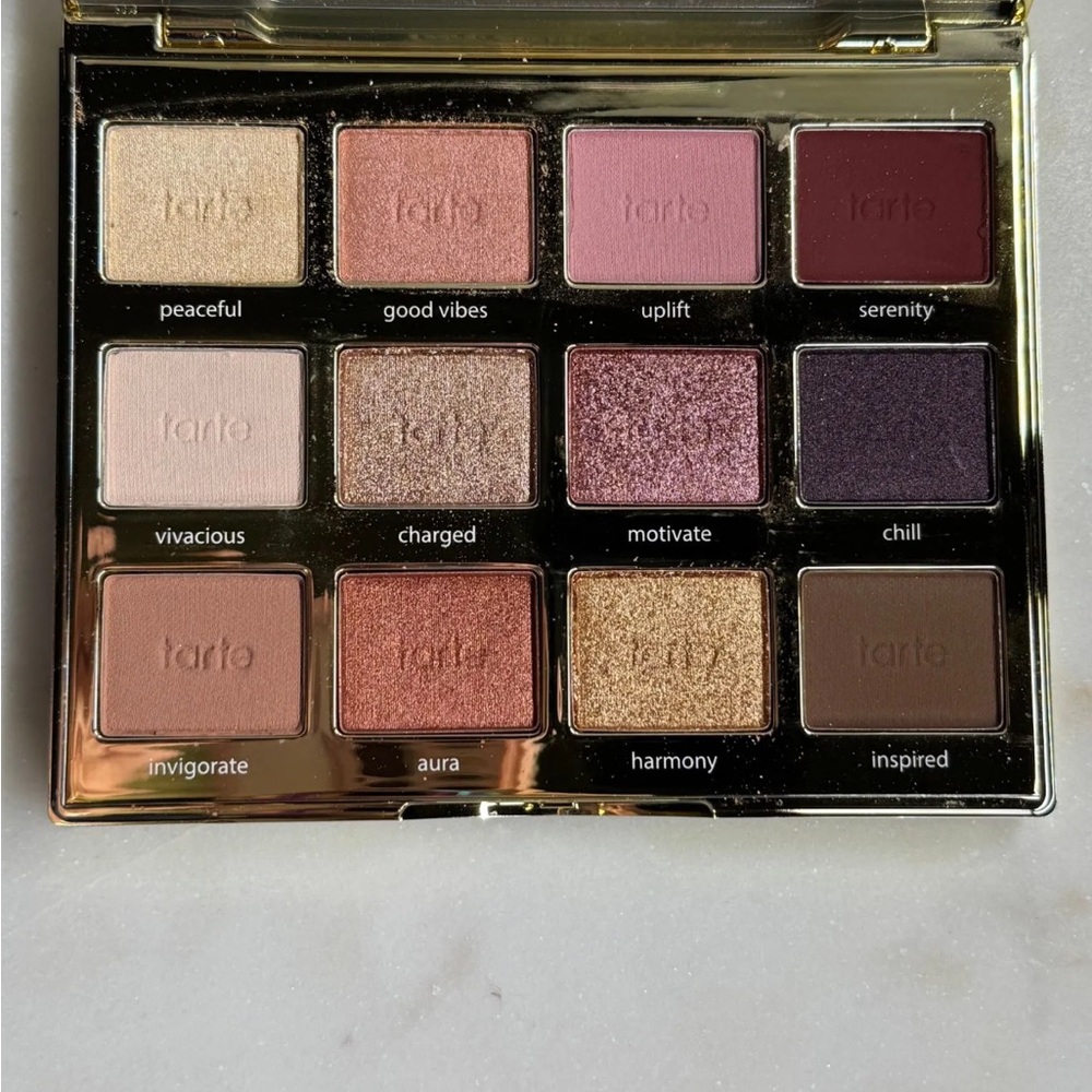 Tarte Eyeshadow Palette - Pink, Purple, Gold, and Brown Hues